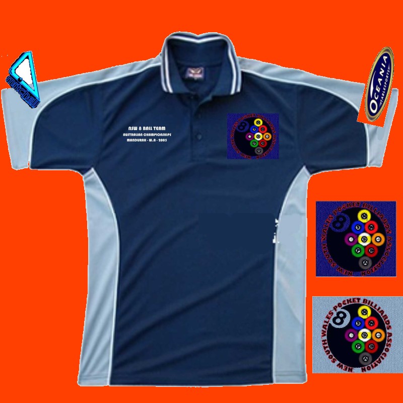 2005 nsw 8 ball state team shirt