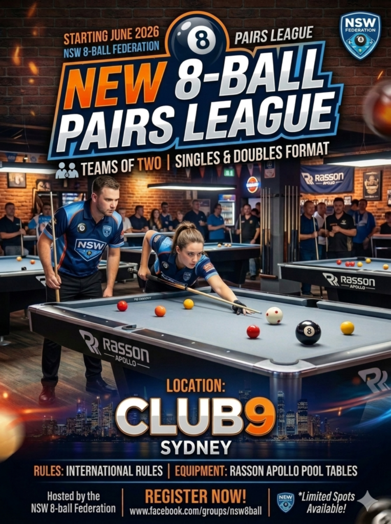 NSW Pairs League Poster